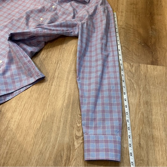 Hugo Boss | Sharp fit blue/purple plaid shirt - Picture 6 of 12